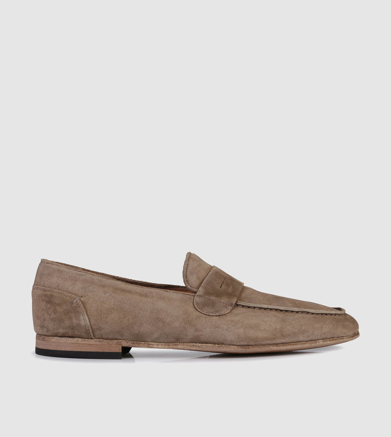 Tan Suede Casual Loafer